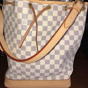 LIKE NEW Louis Vuitton Damier Azure NOE GM